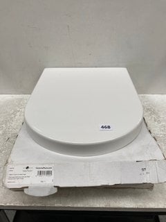 2X WHITE TOILET SEATS - RRP £140: LOCATION - R1