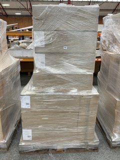 (COLLECTION ONLY) PALLET OF 200MM SLIM DEPTH WALL MOUNTED CARCASS CUPBOARDS IN SILVER: LOCATION - C7