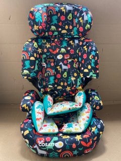 COSATTO ZOOMI 123 CAR SEAT IN CARNIVAL - RRP £99: LOCATION - WH8