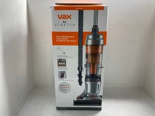 VAX AIR STRETCH HIGH PERFORMANCE LIGHTWEIGHT EXTENSIVE 17M REACH UPRIGHT VACUUM CLEANER - MODEL NO. U85-AS-BE: LOCATION - WH9