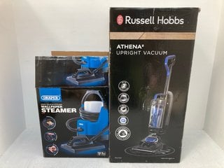 RUSSELL HOBBS ATHENA 2 UPRIGHT VACUUM CLEANER TO INCLUDE DRAPER 230V QUICK STEAM WALLPAPER STEAMER: LOCATION - WH9