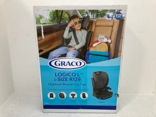 GRACO LOGICOL I-SIZE R129 HIGHBACK BOOSTER CAR SEAT: LOCATION - WH10