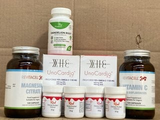 QTY OF HEALTH & BEAUTY ITEMS TO INCLUDE WHC UNOCARDIO X2 DIETARY SUPPLEMENT - BBE: JULY 2026: LOCATION - H14