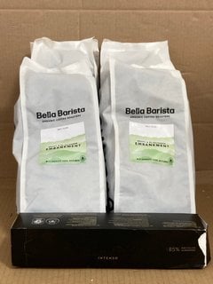 4 X BELLA BARISTA ORGANIC COFFEES ROASTERS - BBE: 09/10/2024 TO INCLUDE NESPRESSO VERUTO INTENSO - BBE NOT INCLUDED: LOCATION - H14