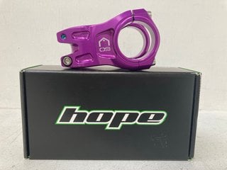 HOPETECH GRAVITY STEM 35MM IN PURPLE - RRP £110: LOCATION - H12