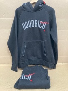 HOODRICH STATURE TRACKSUIT IN BLACK/RED - SIZE LARGE: LOCATION - H2