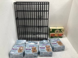 6 X ASSORTED PET ITEMS TO INCLUDE BOX OF 12 JAMES WELLBELOVED ADULT DOG FOOD WITH 3 VARIED FLAVOURS: LOCATION - G1