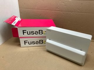 2 X 14 WAY FUSEBOX 100A MAIN SWITCH CONSUMER UNITS WITH SPD - MODEL F2014MX - COMBINED RRP £190: LOCATION - G3