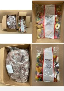 SOSWEET 2 X 1KG BAG OF JELLY/FIZZY MIX - BBE 01/06/25 TO INCLUDE 3.5KG BAG OF RED METER FIZZY SWEETS - BBE 12/11/25: LOCATION - G4