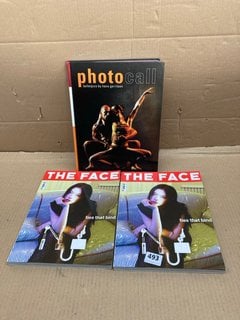 2 X THE FACE (TIES THAT BIND) MAGAZINE TO INCLUDE PHOTOCALL: BALLETPICS BY HANS GERRITSEN - RRP £440: LOCATION - G4