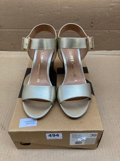 WOMENS KG KURT GEIGER SUTTON HEELS IN GOLD - SIZE 6 - RRP £99: LOCATION - G4