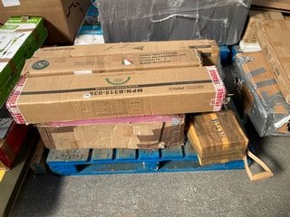 PALLET OF ASSORTED ITEMS TO INCLUDE SONGMICS HANGING HAMMOCK: LOCATION - B5