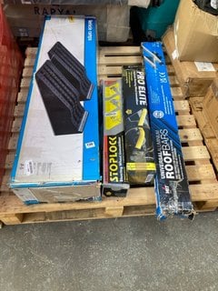 4 X ASSORTED ITEMS TO INCLUDE CARTREND VEHICLE RAMPS: LOCATION - B7