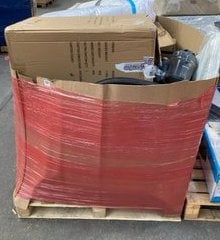 PALLET OF ASSORTED ITEMS TO INCLUDE 75L RECTANGULAR SENSOR BIN IN TITANIUM: LOCATION - B7 (KERBSIDE PALLET DELIVERY)