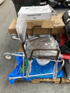 PALLET OF ASSORTED ITEMS TO INCLUDE THETFORD PORTA POTTI 565P: LOCATION - A6 (KERBSIDE PALLET DELIVERY)