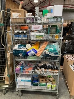 (COLLECTION ONLY) CAGE OF ASSORTED PET ITEMS TO INCLUDE KELPIN PET COOLING MAT 44 X 64CM (CAGE NOT INCLUDED): LOCATION - A8