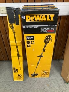 DEWALT 54V BRUSHLESS TRIMMER TO INCLUDE DEWALT POLE HEDGE TRIMMER: LOCATION - A3