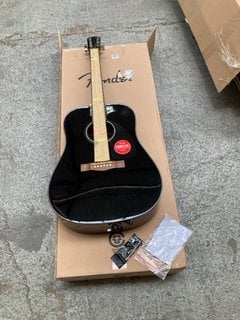 FENDER CD-60 ACOUSTIC GUITAR IN BLACK: LOCATION - A4