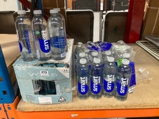 (COLLECTION ONLY) QTY OF ASSORTED BOTTLES OF WATER TO INCLUDE 24X 500ML VOSS WATER (BBE MAR 26): LOCATION - BR12