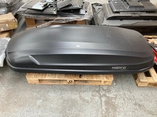 HAPRO EXPLORER 560L ROOF BOX IN BLACK RRP - £470: LOCATION - A2