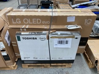 (COLLECTION ONLY) PALLET OF ASSORTED TV'S TO INCLUDE LG OLED 4K 65" TV MODEL : OLED65C34LA (SPARES AND REPAIRS, MAINBOARDS REMOVED): LOCATION - A4