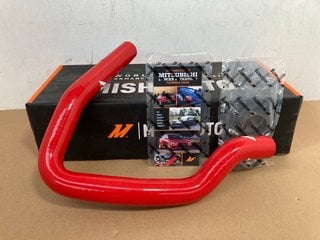 2 X MISHIMOTO MITSUBISHI LANCER EVOLUTION X SILICONE BOV RETURN HOSES 200-2015 IN RED PART NO: MMHOSE-EVO-XBOVRD: LOCATION - A2