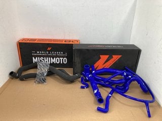 MISHIMOTO 2014+ CHEVY CORVETTE STINGRAY/ 206 SILICONE HOSE KIT IN MATT BLACK PART NO: MMHOSE-VET-14MBK TO INCLUDE MISHIMOTO 95-98 VOLKSWAGEN GOLF VR6 SILICONE HOSE KIT IN BLUE PART NO: MMHOSE-GLF-95B