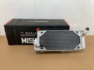 2 X MISHIMOTO KAWASAKI KX450F BRACED ALUMINIUM DIRT BIKE RADIATORS 2010-2012 PART NO: MMDB-KX450F-10LX: LOCATION - A2