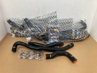 4 X MISHIMOTO MAZDA MIATA SILICONE RADIATOR HOSE KITS 2016+ IN BLACK PART NO: MMHOSE-MIA-16BK: LOCATION - A2