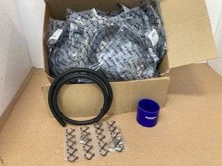 QTY OF MISHIMOTO 3/8" X 4 HOSE W/ 4 CLAMPS PART NO: MMHOSE-CC38-4: LOCATION - A2