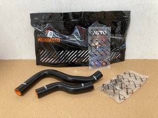 2 X MISHIMOTO 17+ HONDA CTR 2PC HOSE KITS IN BLACK PART NO: MMHOSE-CTR-17BK: LOCATION - A2