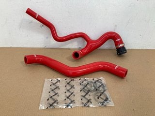 MISHIMOTO FIAT 500 TURBO/ABARTH SILICONE RADIATOR HOSE KIT 2012+ IN RED RRP: £174 PART NO: MMHOSE-500T-12RD: LOCATION - A3