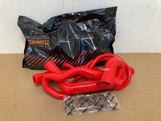 2 X MISHIMOTO MAZDA MAZDASPEED3 SILICONE RADIATOR HOSE KITS 2007-2009 IN RED PART NO: MMHOSE-MS3-07RD: LOCATION - A3