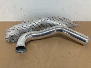 2 X MISHIMOTO COLD SIDE LOWER PIPE 1PC POLISHED PART NO: MISHIMOTO 180: LOCATION - A3