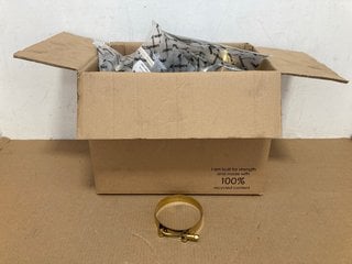 QTY OF MISHIMOTO 3.75 T-BOLT CLAMP IN GOLD PART NO: MMCLAMP-375GD: LOCATION - A3