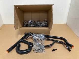 MISHIMOTO 2015-2017 FORD MUSTANG ECOBOOST SILICONE ANC HOSES IN BLACK PART NO: MMHOSE-MUS4-15ANCBK TO INCLUDE QTY OF MISHIMOTO 3/8" X 18 NPT ALUMINIUM FITTING FOR 3/8" TUBE ID IN BLACK PART NO: MISHI