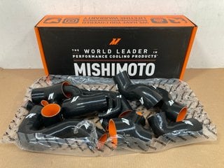 MISHIMOTO AUDI S4 SILICONE TURBO HOSE KIT 1997-2002 IN BLACK PART NO: MMHOSE-S4-97TBK TO INCLUDE MISHIMOTO 2009-2020 NISSAN 370Z SILICONE RADIATOR HOSE KIT IN BLUE PART NO: MMHOSE-370Z-09BL: LOCATION