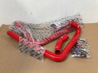 2 X MISHIMOTO NISSAN 300ZX TURBO SILICONE RADIATOR HOSE KITS 1990-1996 IN RED PART NO: MMHOSE-300ZX-90TRD: LOCATION - A3