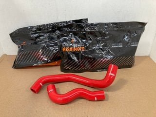 3 X ASSORTED HOSE KITS TO INCLUDE MISHIMOTO 15+ SUBARU WRX SILICONE HOSE KITS IN RED PART NO: MMHOSE-WRX-15RD: LOCATION - A3