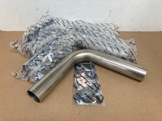 3 X MISHIMOTO UNIVERSAL STAINLESS STEEL 90 DEGREE EXHAUST PIPING PART NO: MMICP-SS-259: LOCATION - A3