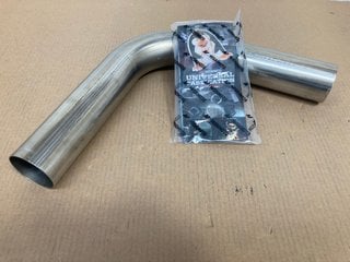 MISHIMOTO 2.5" 90 DEGREE UNIVERSAL STAINLESS STEEL EXHAUST PIPING PART NO: MMICP-SS-259: LOCATION - A4