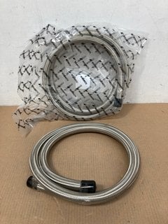 2 X MISHIMOTO BRAIDED 12AN 6FT HOSE IN STAINLESS STEEL PART NO: MMSBH-1272-CS: LOCATION - A4