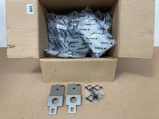 QTY OF MISHIMOTO RADIATOR BRACKETS IN SILVER PART NO: MISHIMOTO 210A: LOCATION - A4