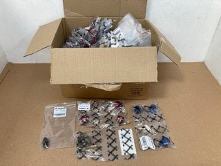 QTY OF ASSORTED PARTS TO INCLUDE MISHIMOTO ALUMINIUM 10AN HEX FINISHERS IN BLUE PART NO: MMHXF-10-4-BL: LOCATION - A4