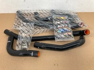 2 X MISHIMOTO MAZDA MIATA SILICONE RADIATOR HOSE KITS 2016+ IN BLACK PART NO: MMHOSE-MIA-16BK: LOCATION - A4