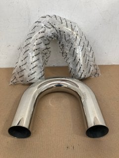 2 X MISHIMOTO 180 DEGREE 3" STAINLESS STEEL EXHAUST PIPING PART NO: MMICP-SS-31: LOCATION - A4