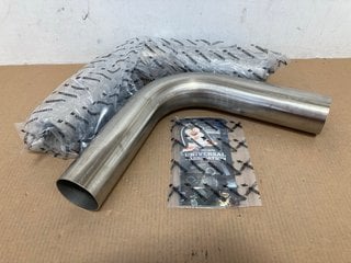 2 X MISHIMOTO 3" STAINLESS STEEL 90 DEGREE EXHAUST PIPING PART NO: MMICP-SS-39: LOCATION - A4