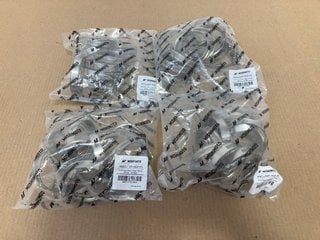 4 X MISHIMOTO PACKS OF 10 SURE GRIP WORM GEAR CLAMPS 65MM PART NO: MMCLAMP-WGP-65: LOCATION - A4