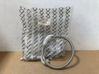 2 X MISHIMOTO 3FT STAINLESS STEEL BRAIDED HOSE W/ 10AN 90 DEGREE FITTING PART NO: MISHIMOTO 1354: LOCATION - AR5