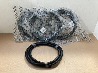 4 X MISHIMOTO BRAIDED 6AN-10FT HOSES IN BLACK MODEL : MMSBH-06120-CB: LOCATION - AR7